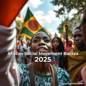 Artistic representation for African Social Movement Baraza 2025