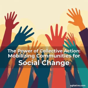 Artistic representation for The Power of Collective Action: Mobilizing Communities for Social Change