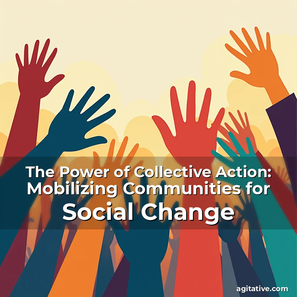 Artistic representation for The Power of Collective Action: Mobilizing Communities for Social Change
