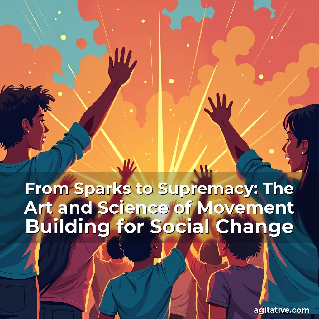 Artistic representation for From Sparks to Supremacy: The Art and Science of Movement Building for Social Change