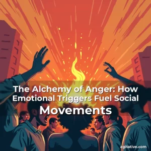 Artistic representation for The Alchemy of Anger: How Emotional Triggers Fuel Social Movements