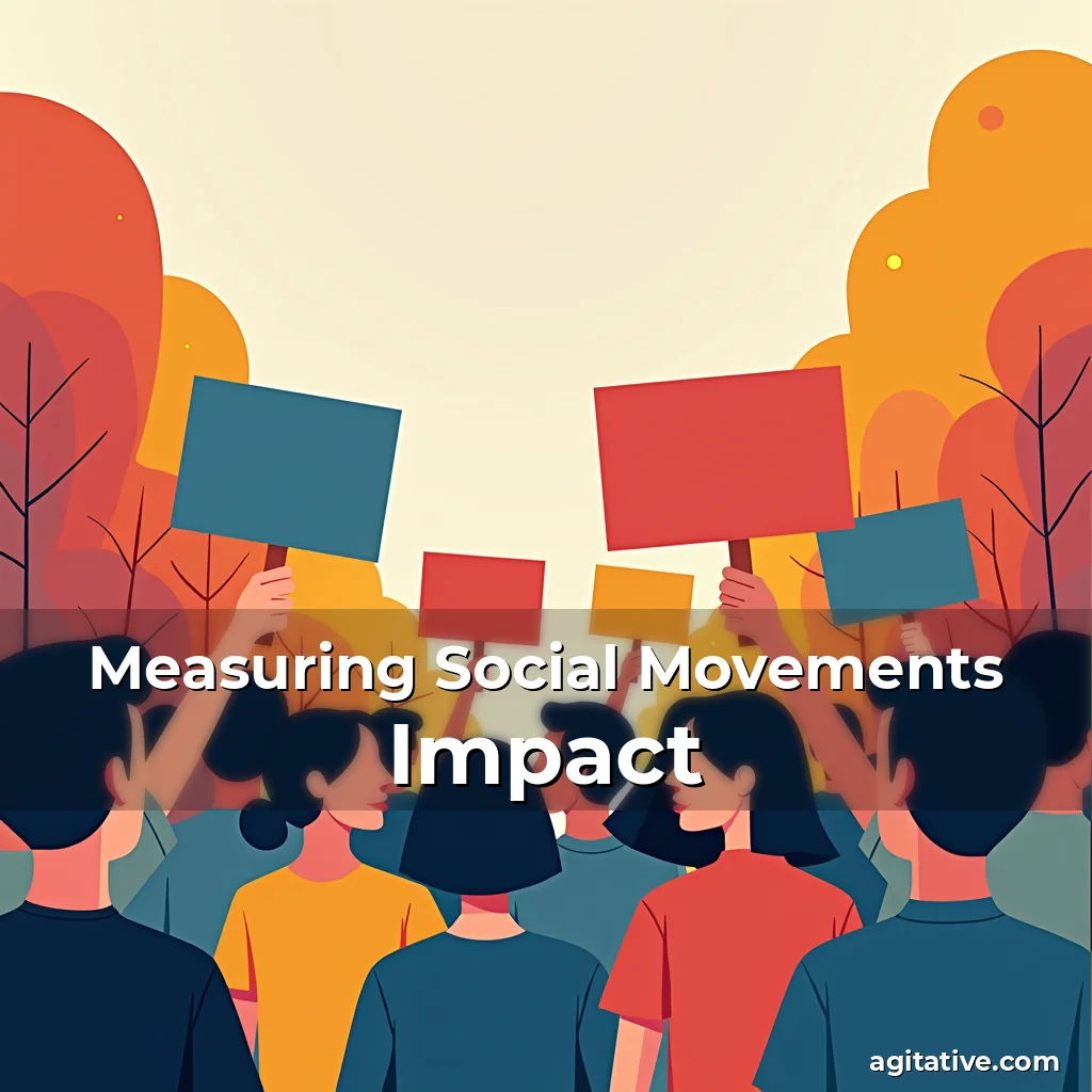 Artistic representation for Measuring Social Movements Impact