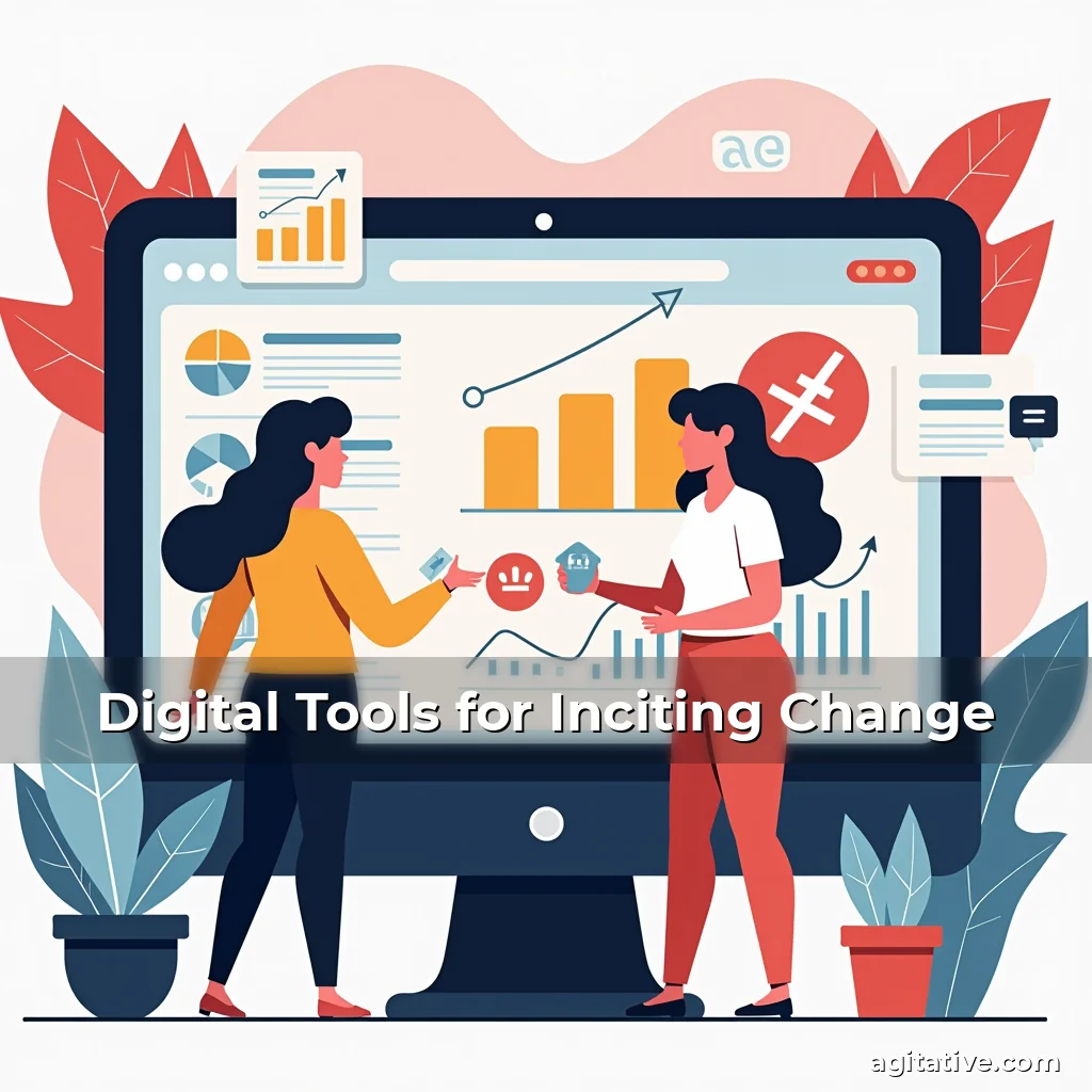 Artistic representation for Digital Tools for Inciting Change