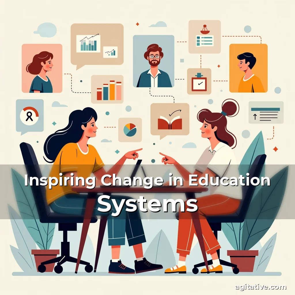 Artistic representation for Inspiring Change in Education Systems