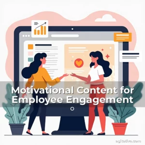 Artistic representation for Motivational Content for Employee Engagement