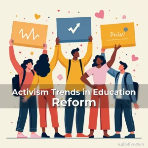 Artistic representation for Activism Trends in Education Reform