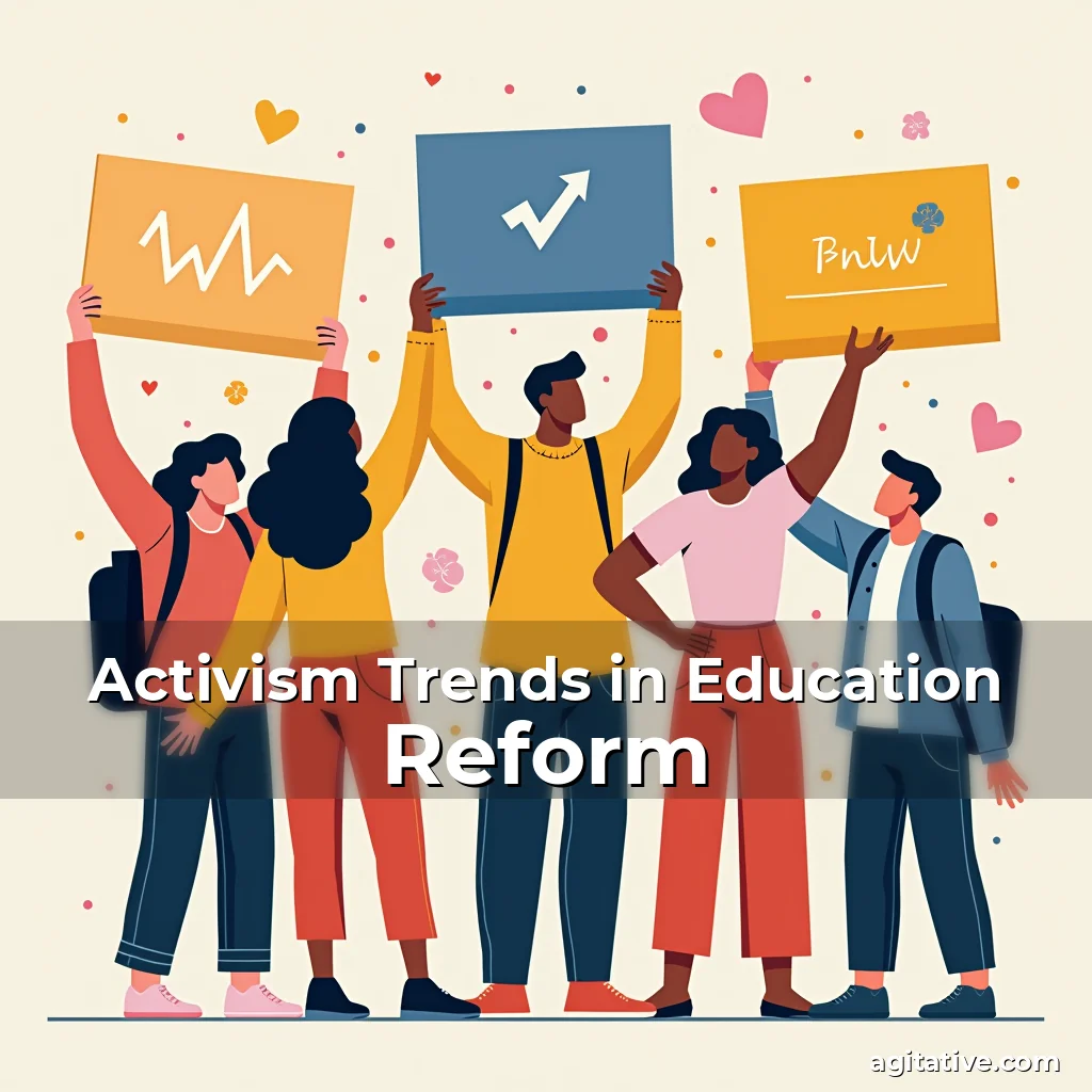Artistic representation for Activism Trends in Education Reform