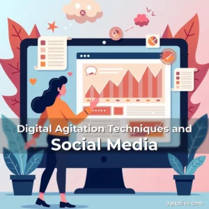 Artistic representation for Digital Agitation Techniques and Social Media