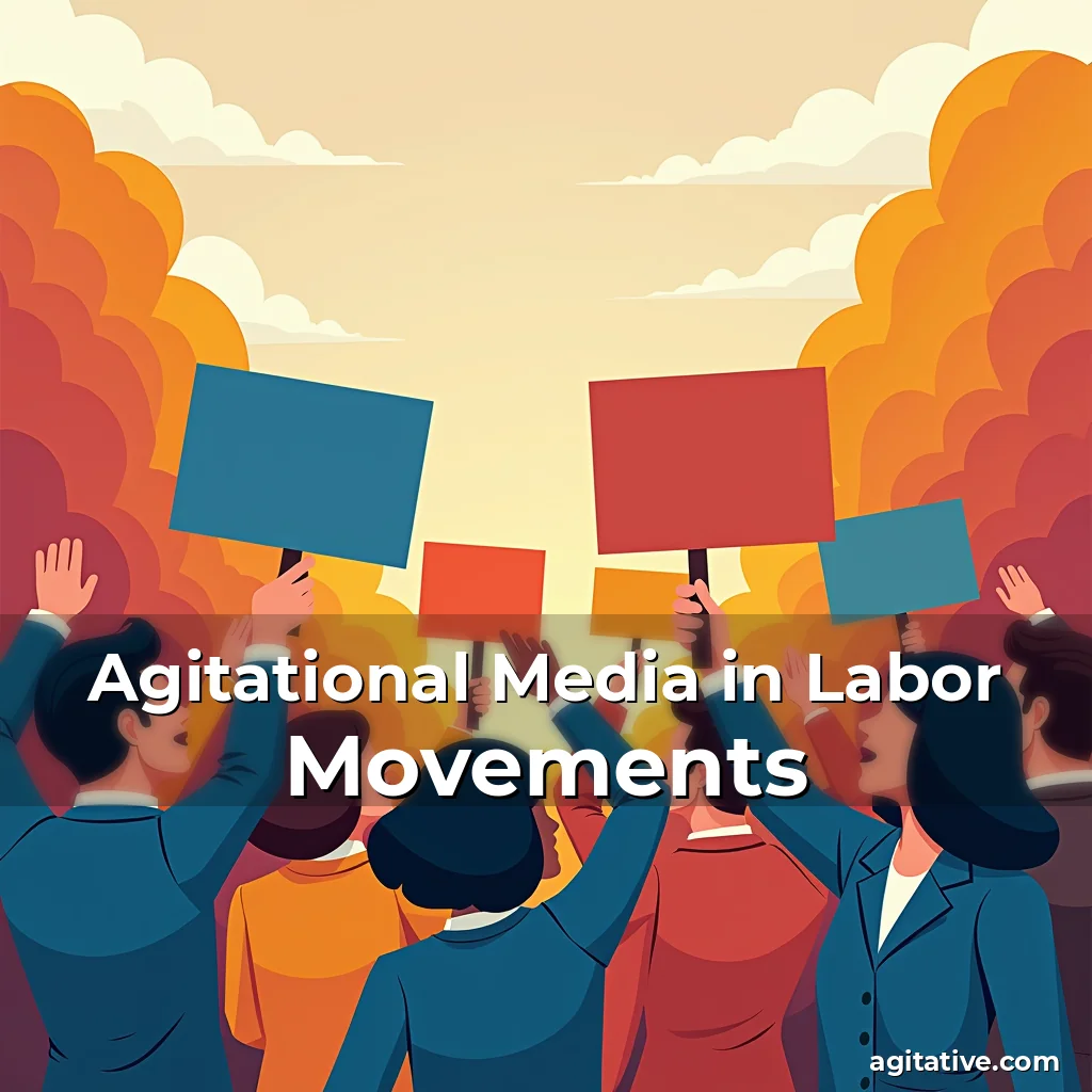 Artistic representation for Agitational Media in Labor Movements