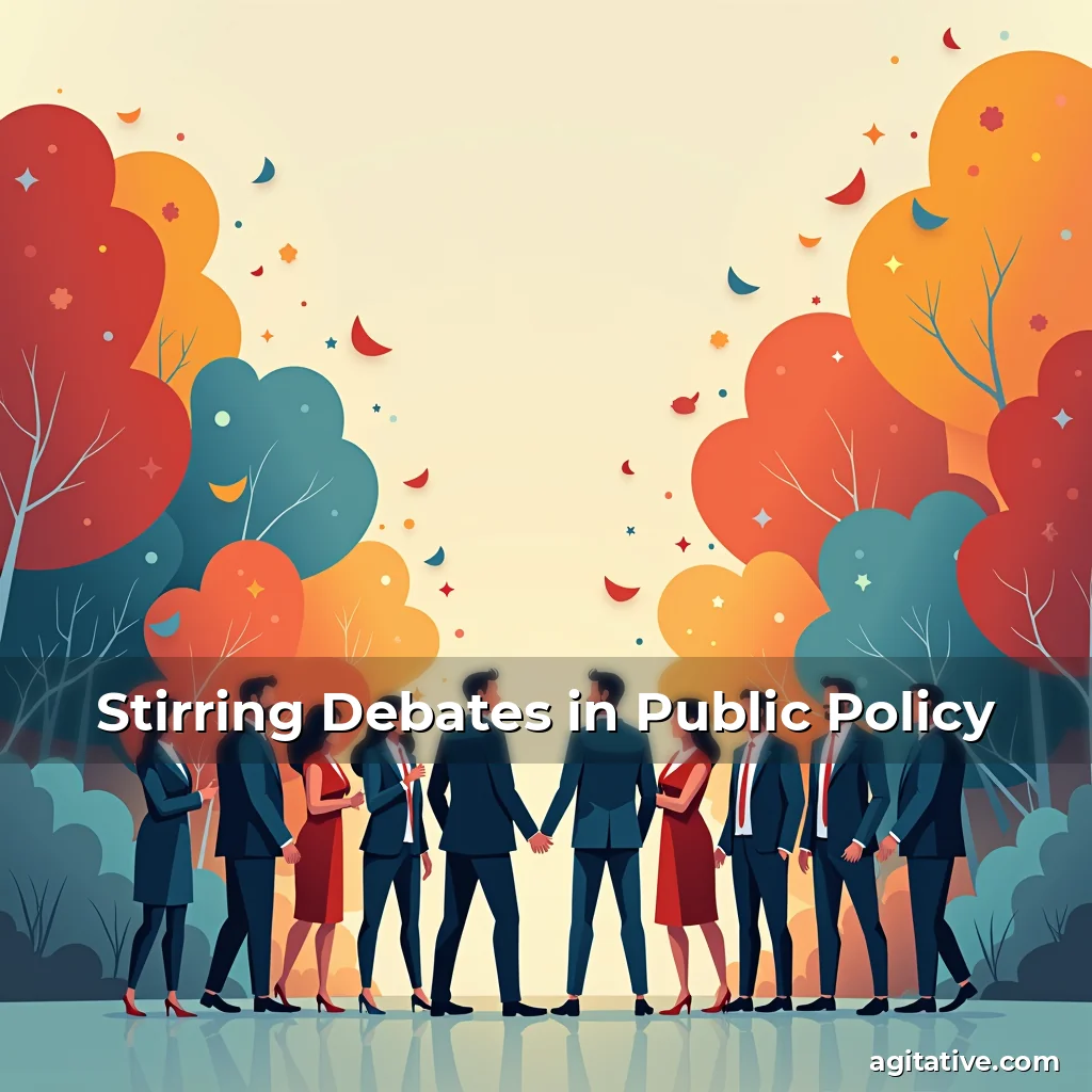 Artistic representation for Stirring Debates in Public Policy