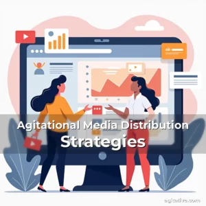 Artistic representation for Agitational Media Distribution Strategies