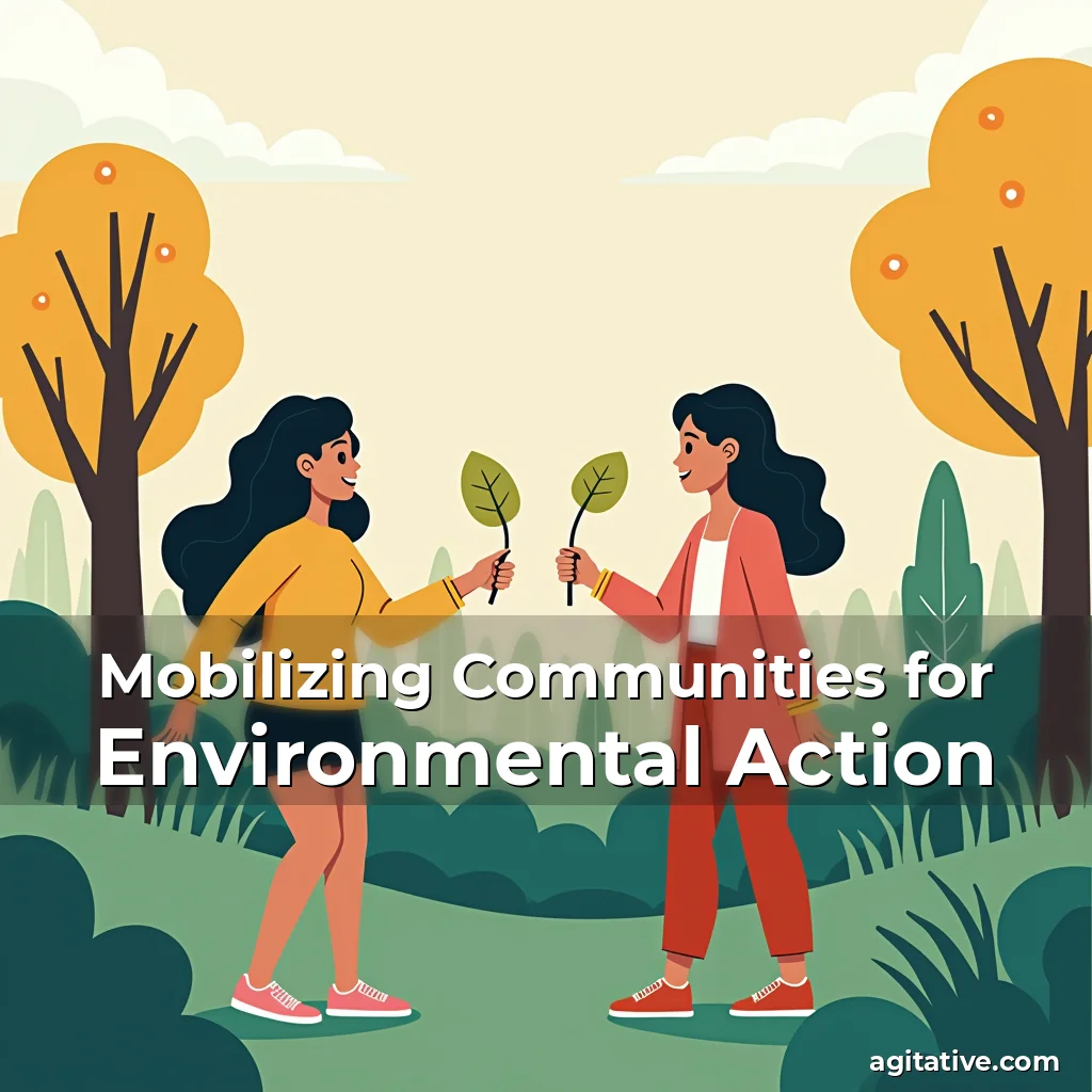 Artistic representation for Mobilizing Communities for Environmental Action