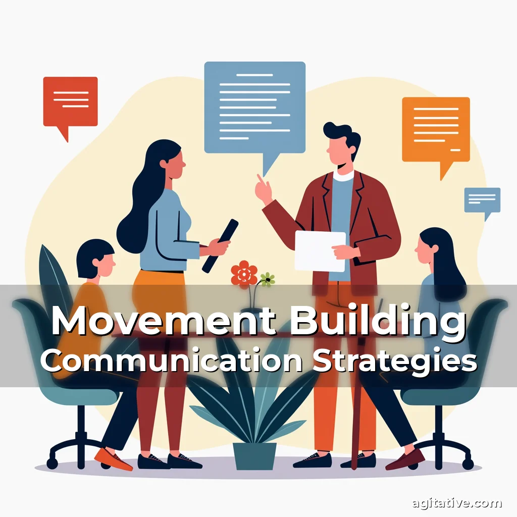 Artistic representation for Movement Building Communication Strategies