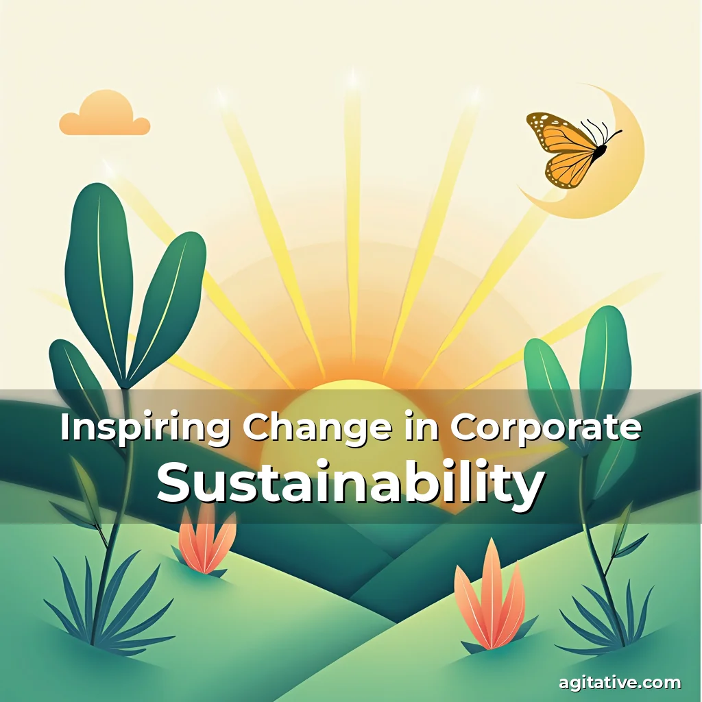 Artistic representation for Inspiring Change in Corporate Sustainability