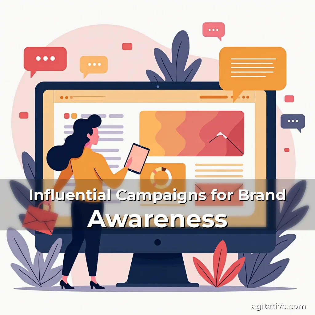 Artistic representation for Influential Campaigns for Brand Awareness