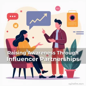 Artistic representation for Raising Awareness Through Influencer Partnerships