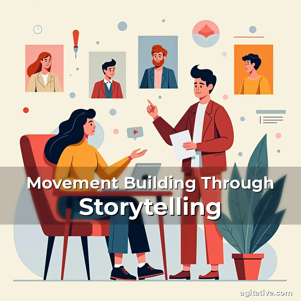 Artistic representation for Movement Building Through Storytelling