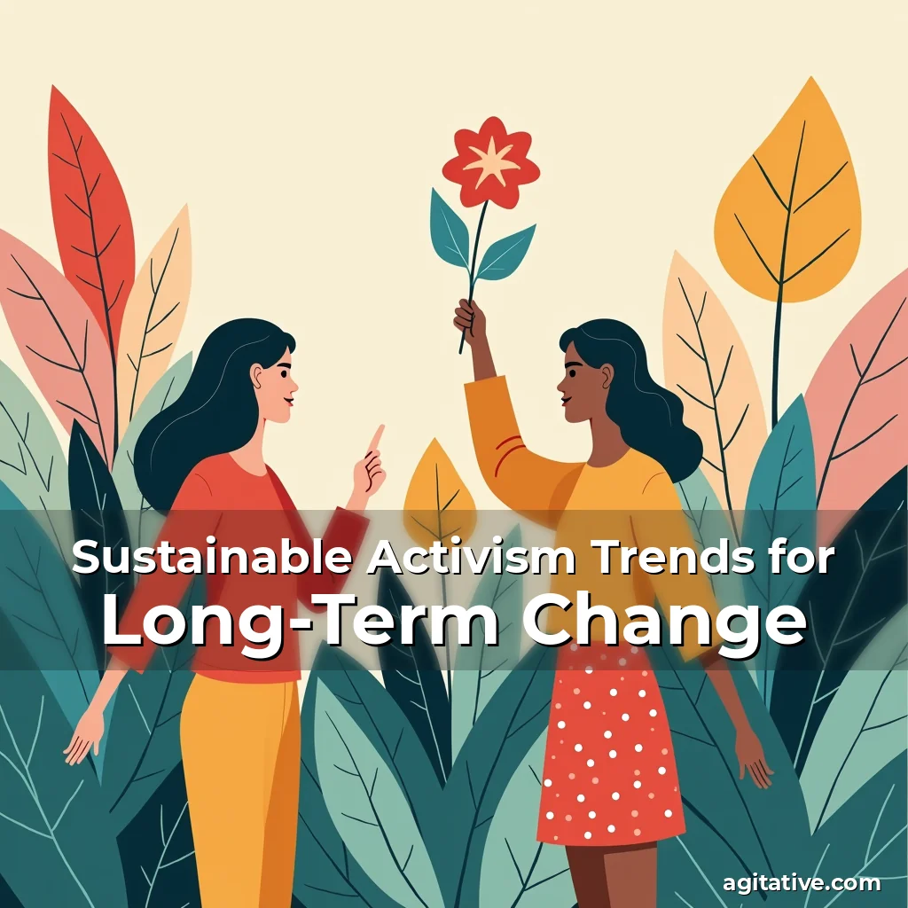 Artistic representation for Sustainable Activism Trends for Long-Term Change