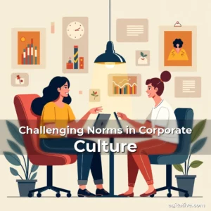Artistic representation for Challenging Norms in Corporate Culture
