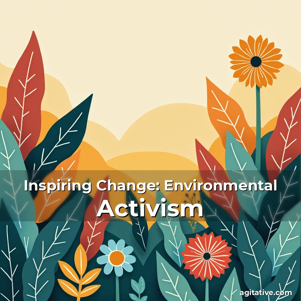 Artistic representation for Inspiring Change: Environmental Activism