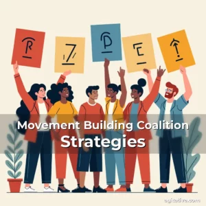Artistic representation for Movement Building Coalition Strategies