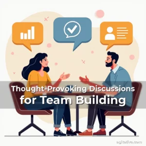 Artistic representation for Thought-Provoking Discussions for Team Building