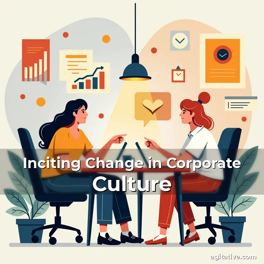 Artistic representation for Inciting Change in Corporate Culture