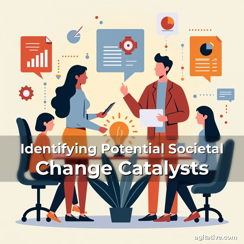 Artistic representation for Identifying Potential Societal Change Catalysts