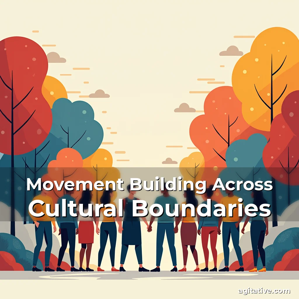 Artistic representation for Movement Building Across Cultural Boundaries