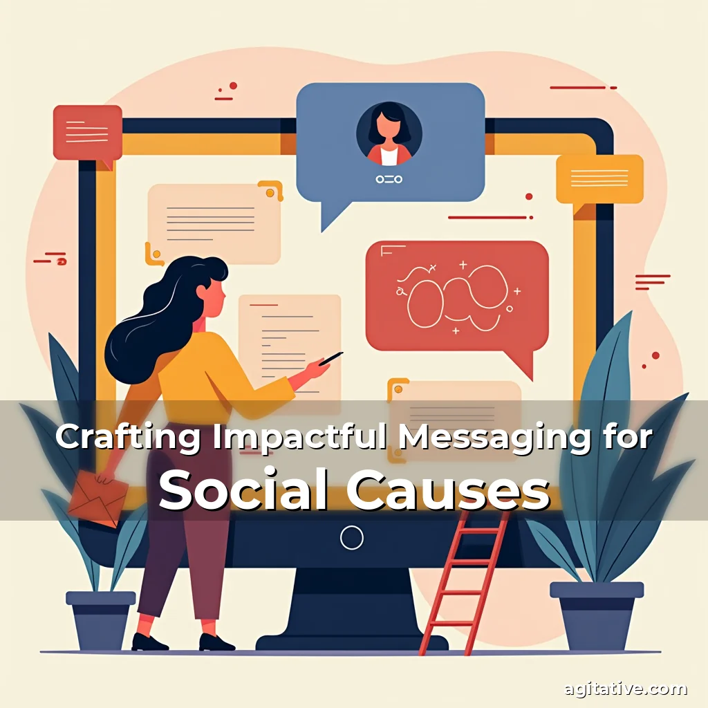 Artistic representation for Crafting Impactful Messaging for Social Causes