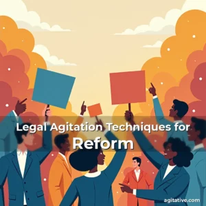Artistic representation for Legal Agitation Techniques for Reform