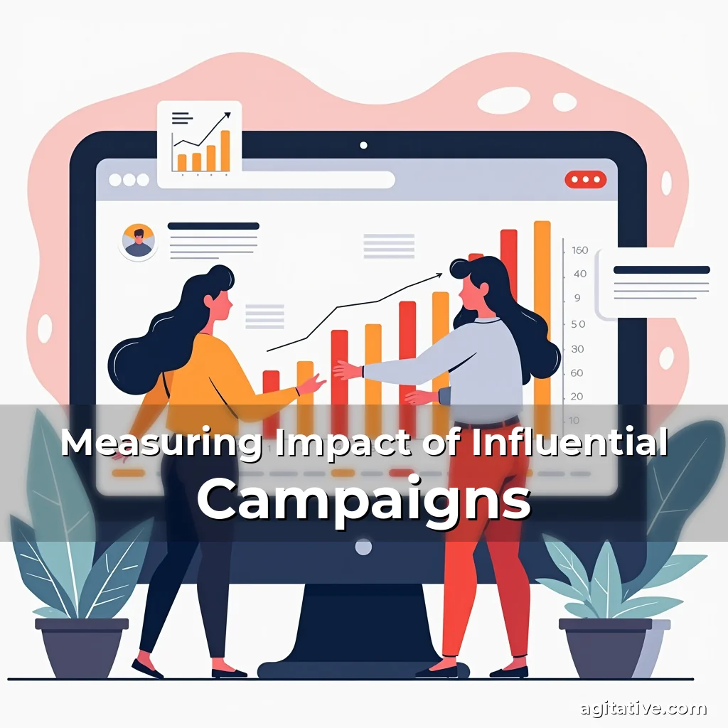 Artistic representation for Measuring Impact of Influential Campaigns