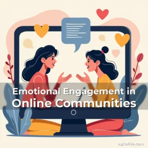 Artistic representation for Emotional Engagement in Online Communities
