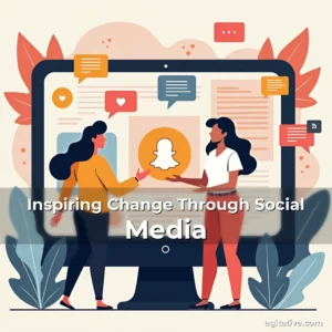 Artistic representation for Inspiring Change Through Social Media