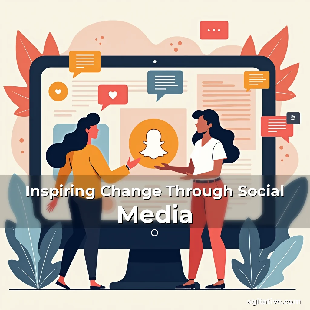 Artistic representation for Inspiring Change Through Social Media