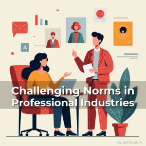 Artistic representation for Challenging Norms in Professional Industries