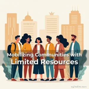 Artistic representation for Mobilizing Communities with Limited Resources