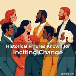 Artistic representation for Historical Figures Known for Inciting Change