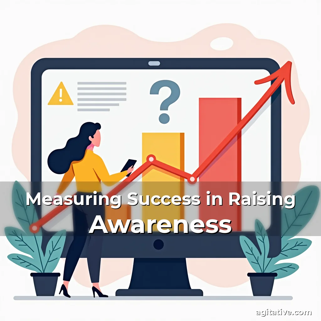 Artistic representation for Measuring Success in Raising Awareness