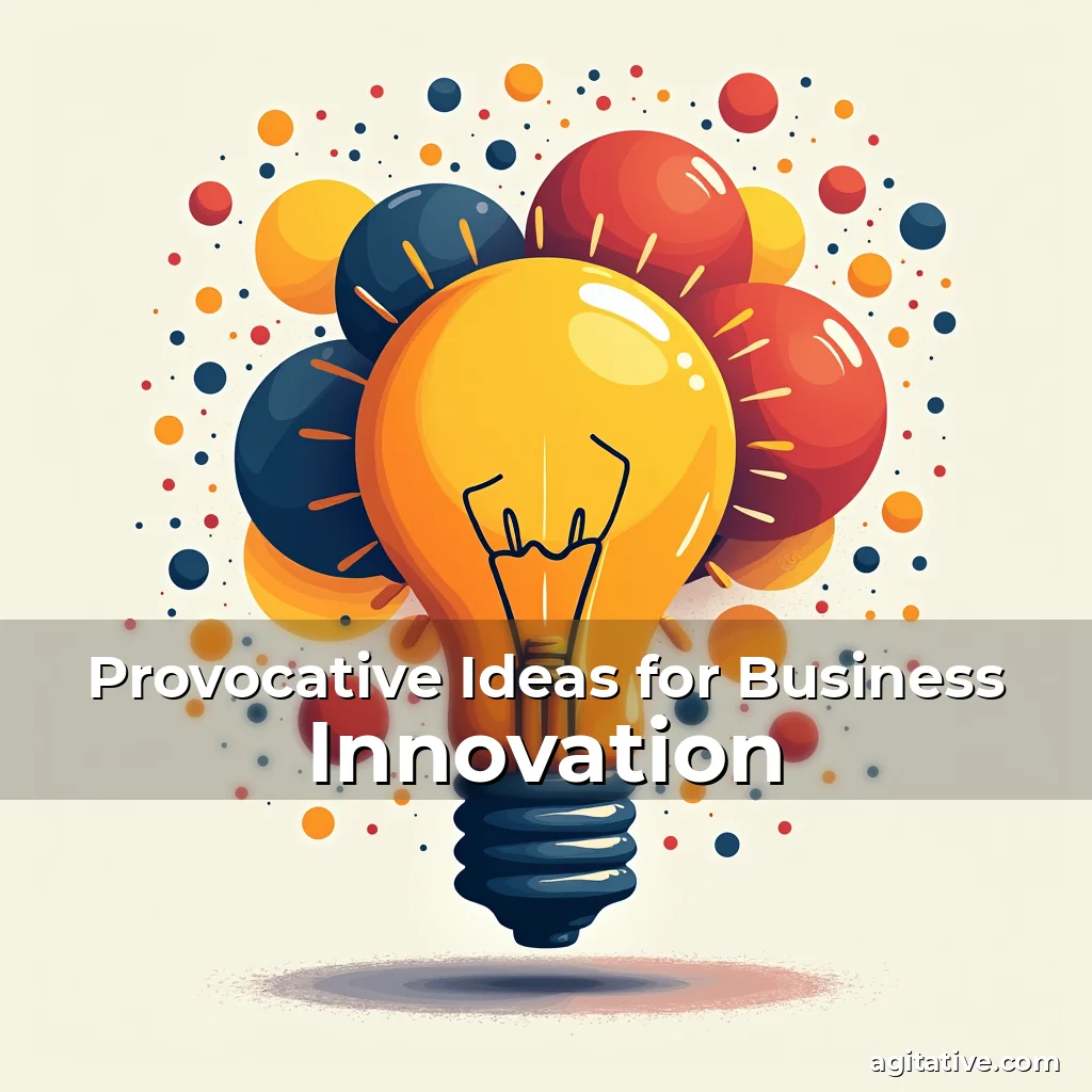 Artistic representation for Provocative Ideas for Business Innovation