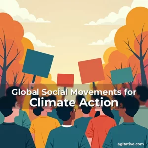 Artistic representation for Global Social Movements for Climate Action