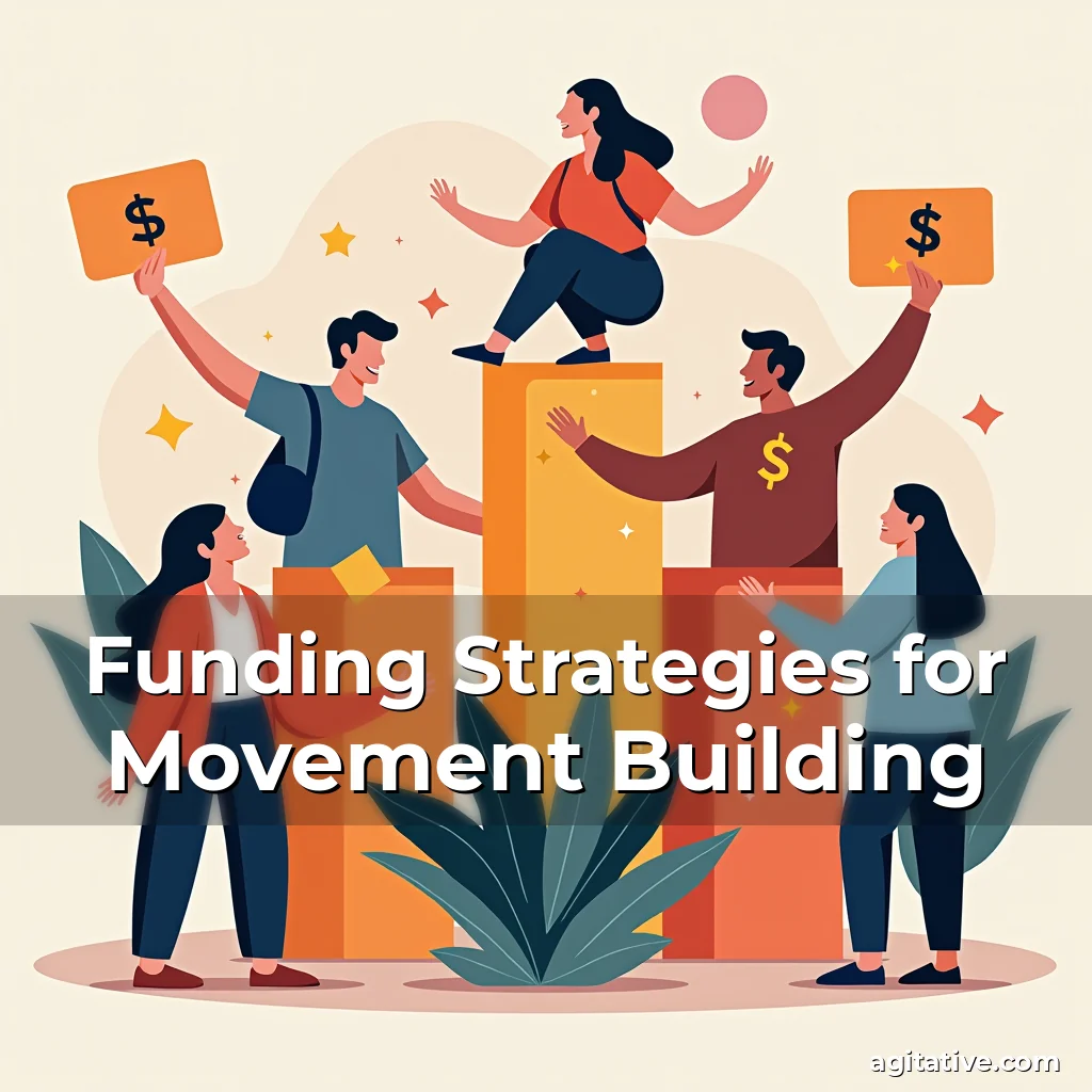 Artistic representation for Funding Strategies for Movement Building