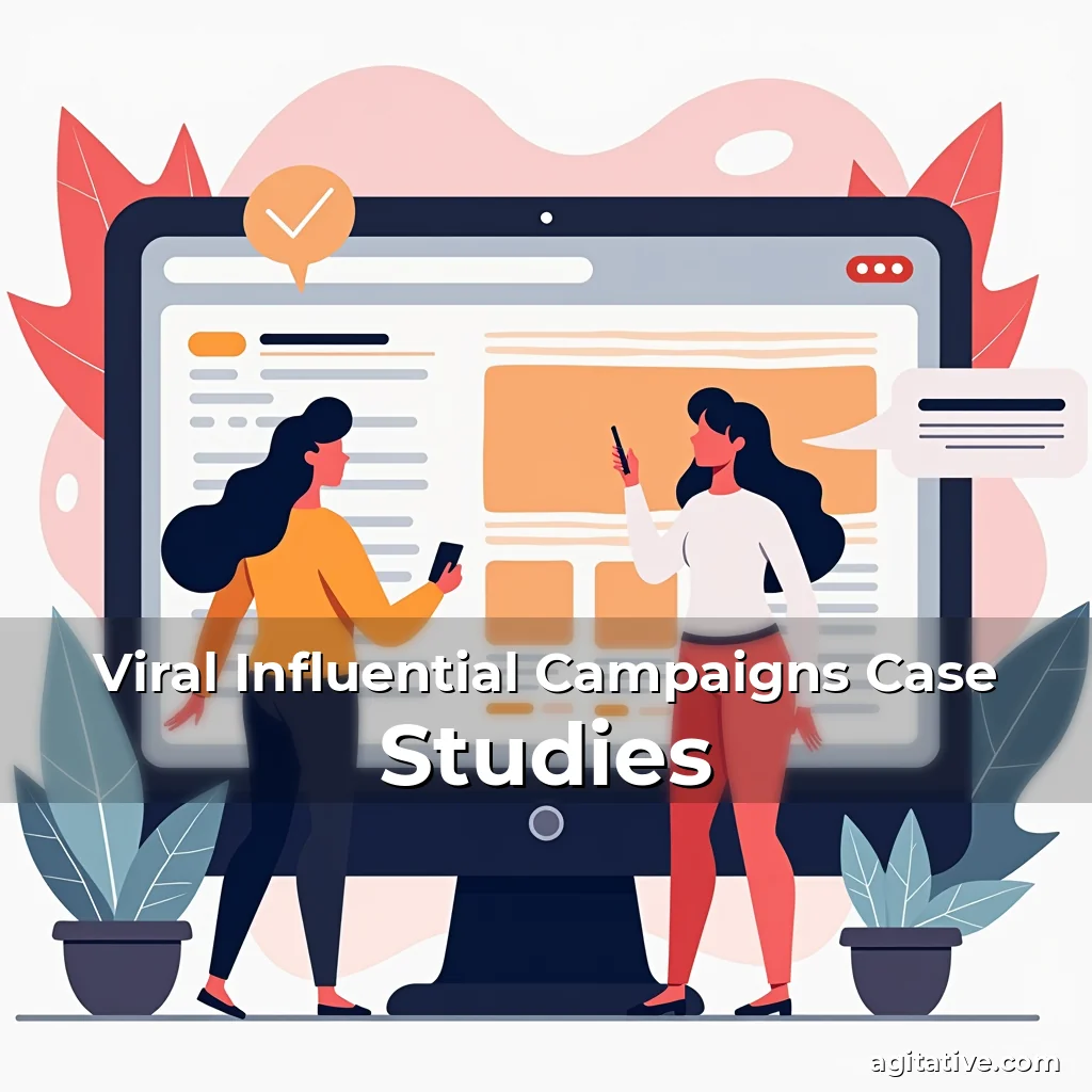 Artistic representation for Viral Influential Campaigns Case Studies