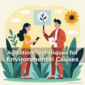 Artistic representation for Agitation Techniques for Environmental Causes