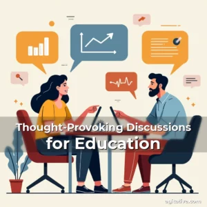 Artistic representation for Thought-Provoking Discussions for Education