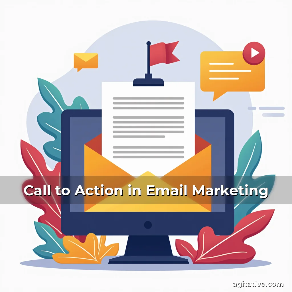 Artistic representation for Call to Action in Email Marketing