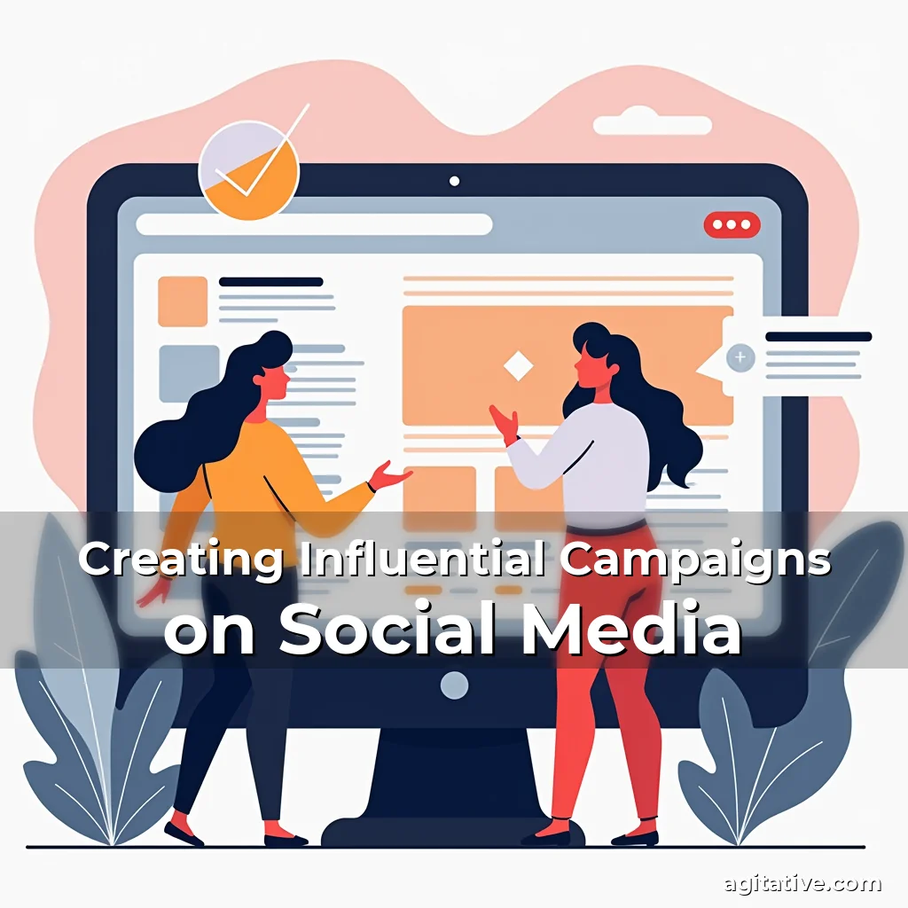 Artistic representation for Creating Influential Campaigns on Social Media