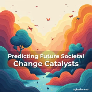 Artistic representation for Predicting Future Societal Change Catalysts