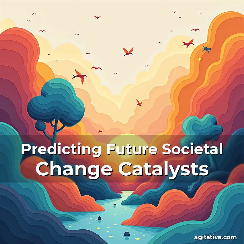 Artistic representation for Predicting Future Societal Change Catalysts