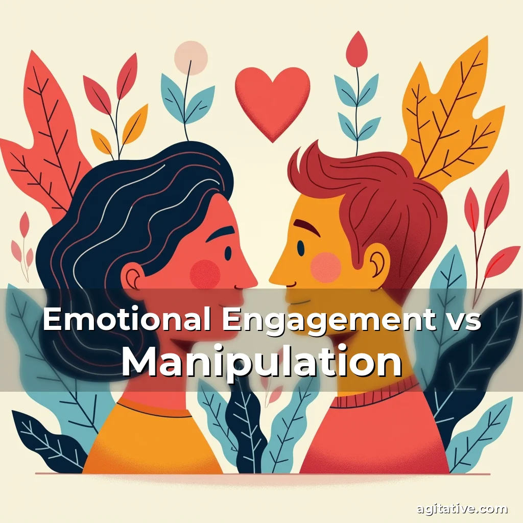 Artistic representation for Emotional Engagement vs Manipulation